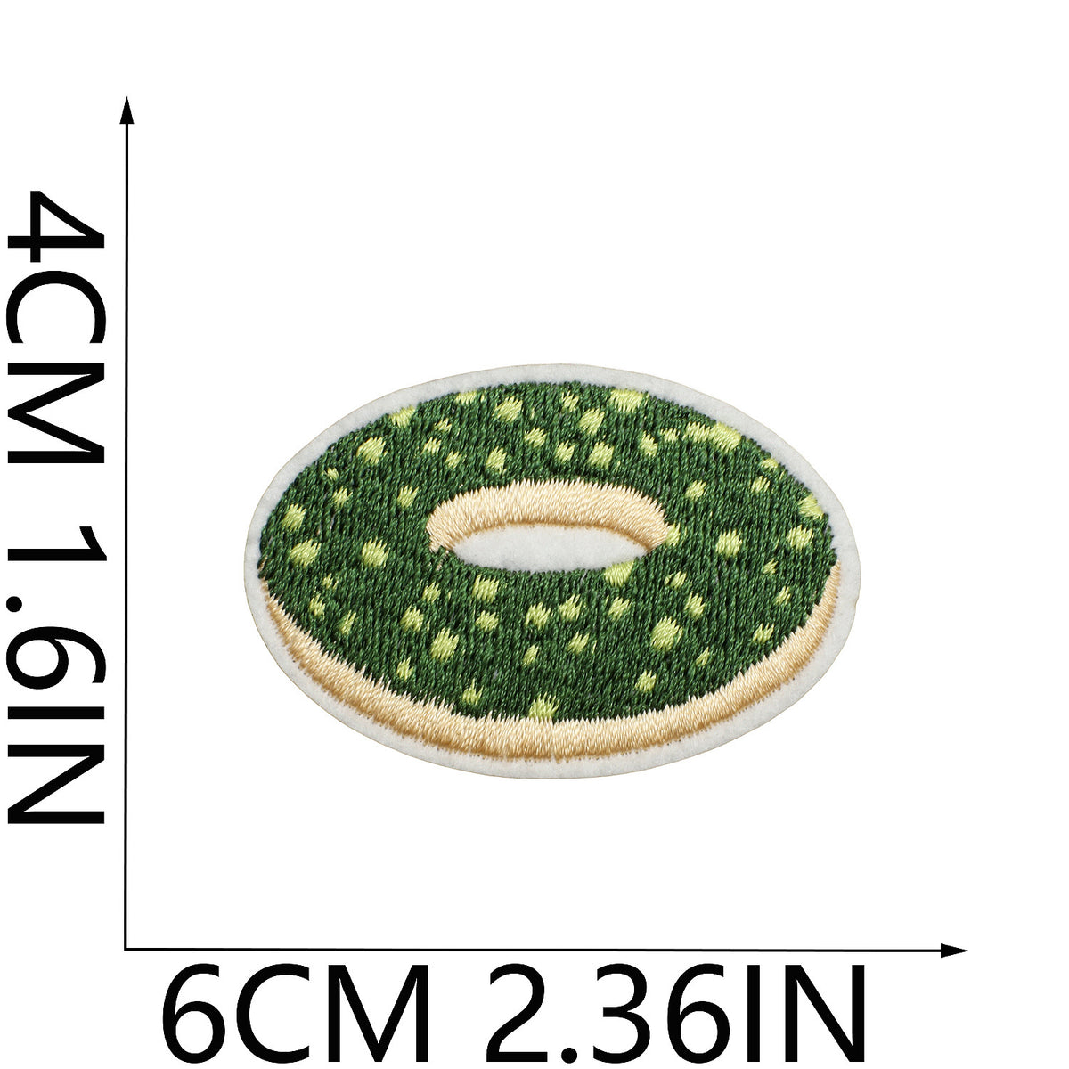 Green Fairy Embroidered Camera Iron-On Patch