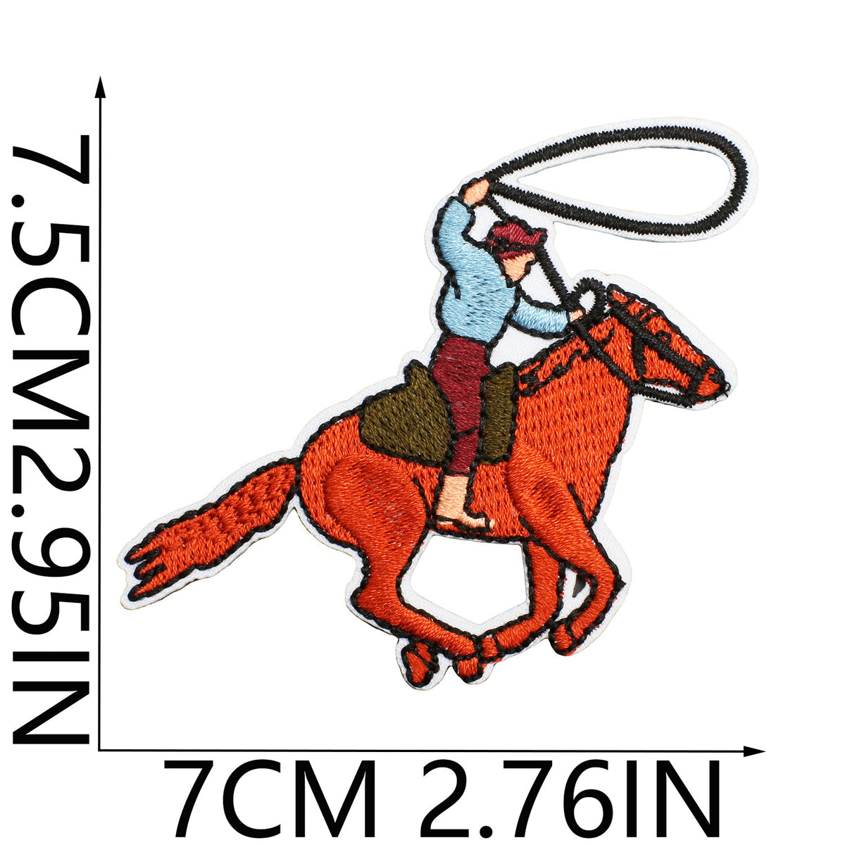 Bounty Hunter Cowboy Western Embroidered Iron‑On Patches