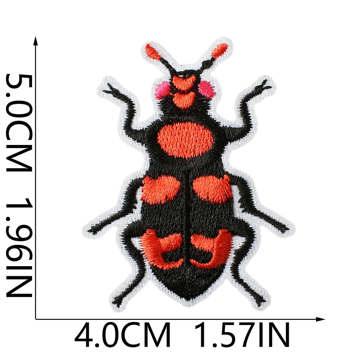 Insect Beetle Embroidered Patch Set 30Pcs, Decorative Iron on Patches for Clothing Jacket Backpack DIY Sewing Applique