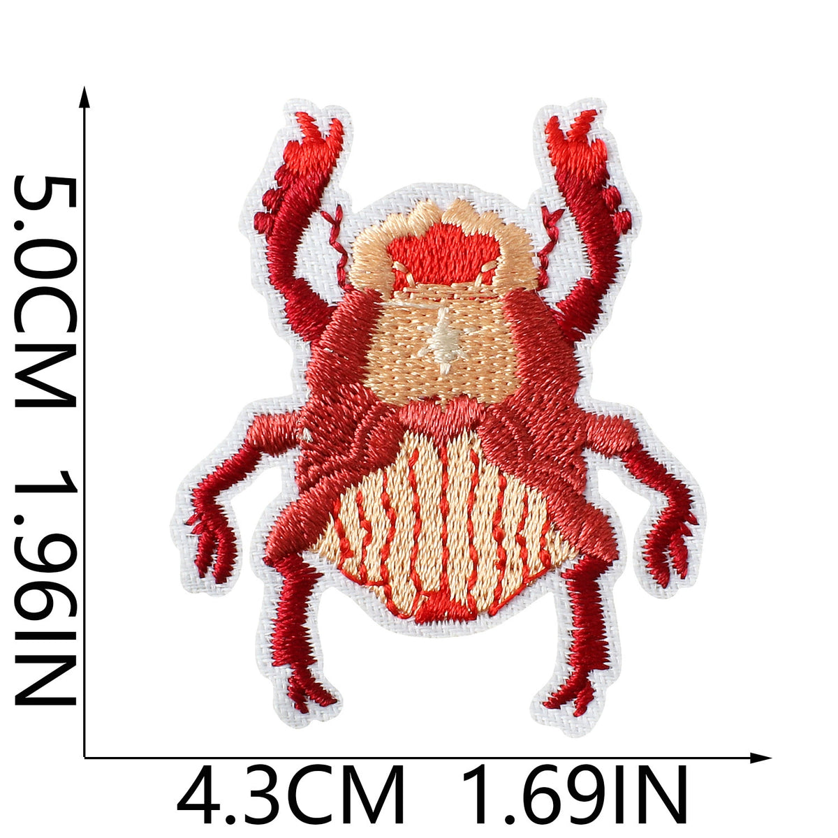 Insect Beetle Embroidered Patch Set 30Pcs, Decorative Iron on Patches for Clothing Jacket Backpack DIY Sewing Applique