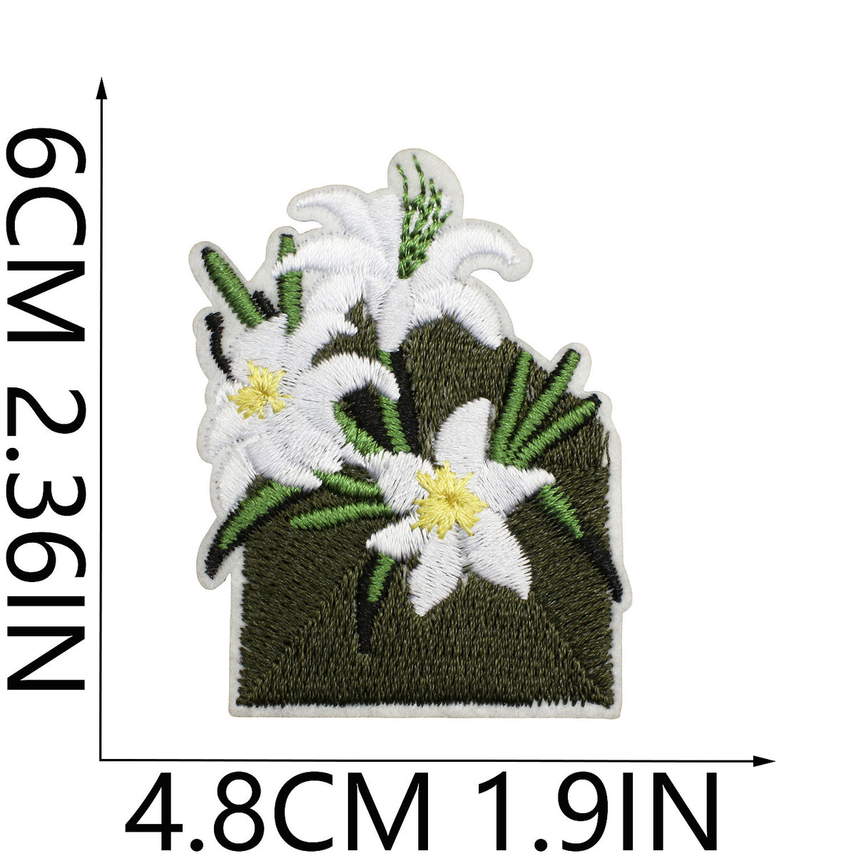 Green Fairy Embroidered Camera Iron-On Patch