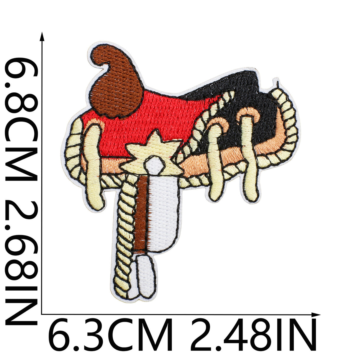 Bounty Hunter Cowboy Western Embroidered Iron‑On Patches
