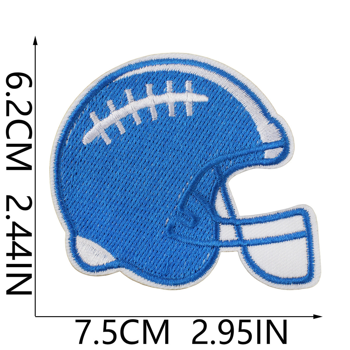Game Day American Football Iron On Embroidered Patch Set for Clothing, Denim Jackets & Bags