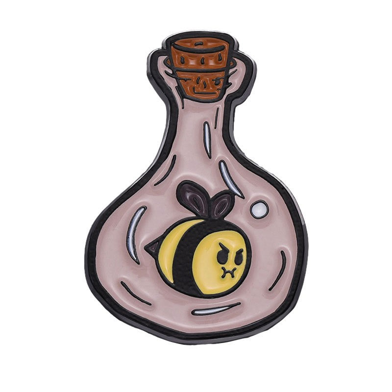 Cute Bee Pin Set | Adorable Insect Animal Enamel Pins | Metal Badge Collection for Nature & Insect Lovers