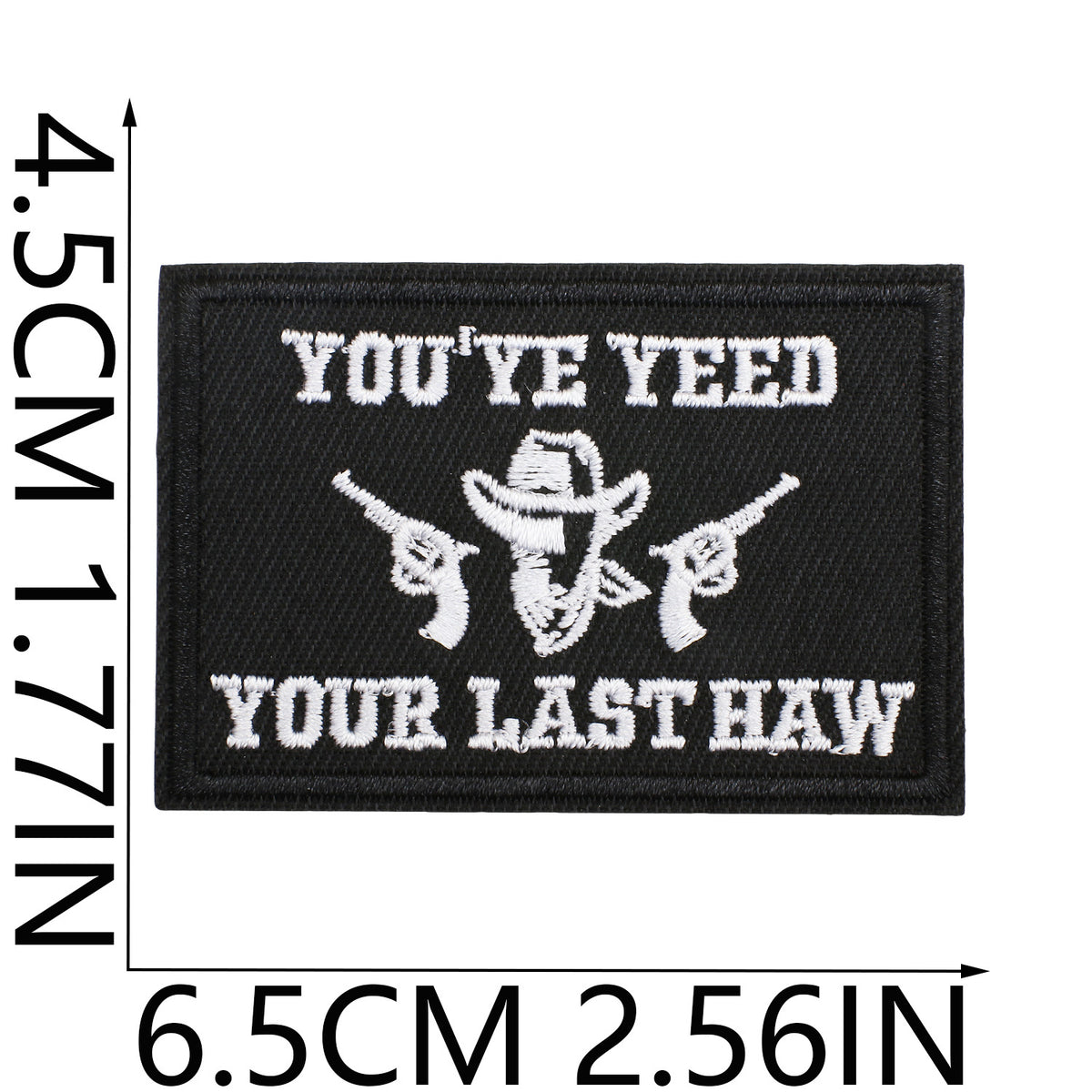 Bounty Hunter Cowboy Western Embroidered Iron‑On Patches
