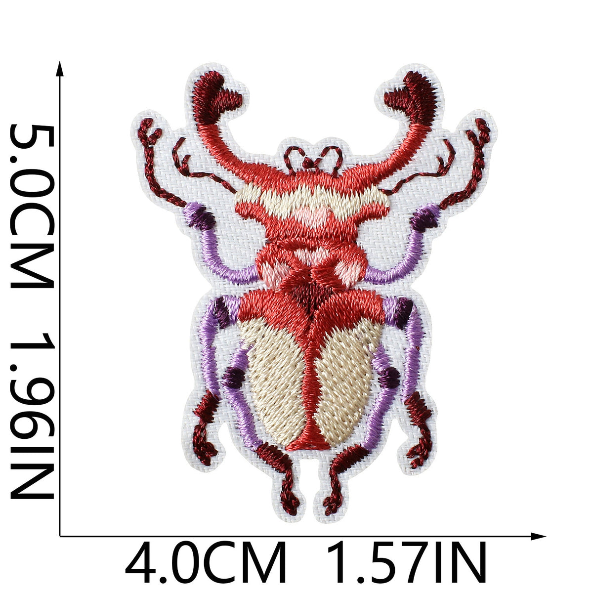 Insect Beetle Embroidered Patch Set 30Pcs, Decorative Iron on Patches for Clothing Jacket Backpack DIY Sewing Applique