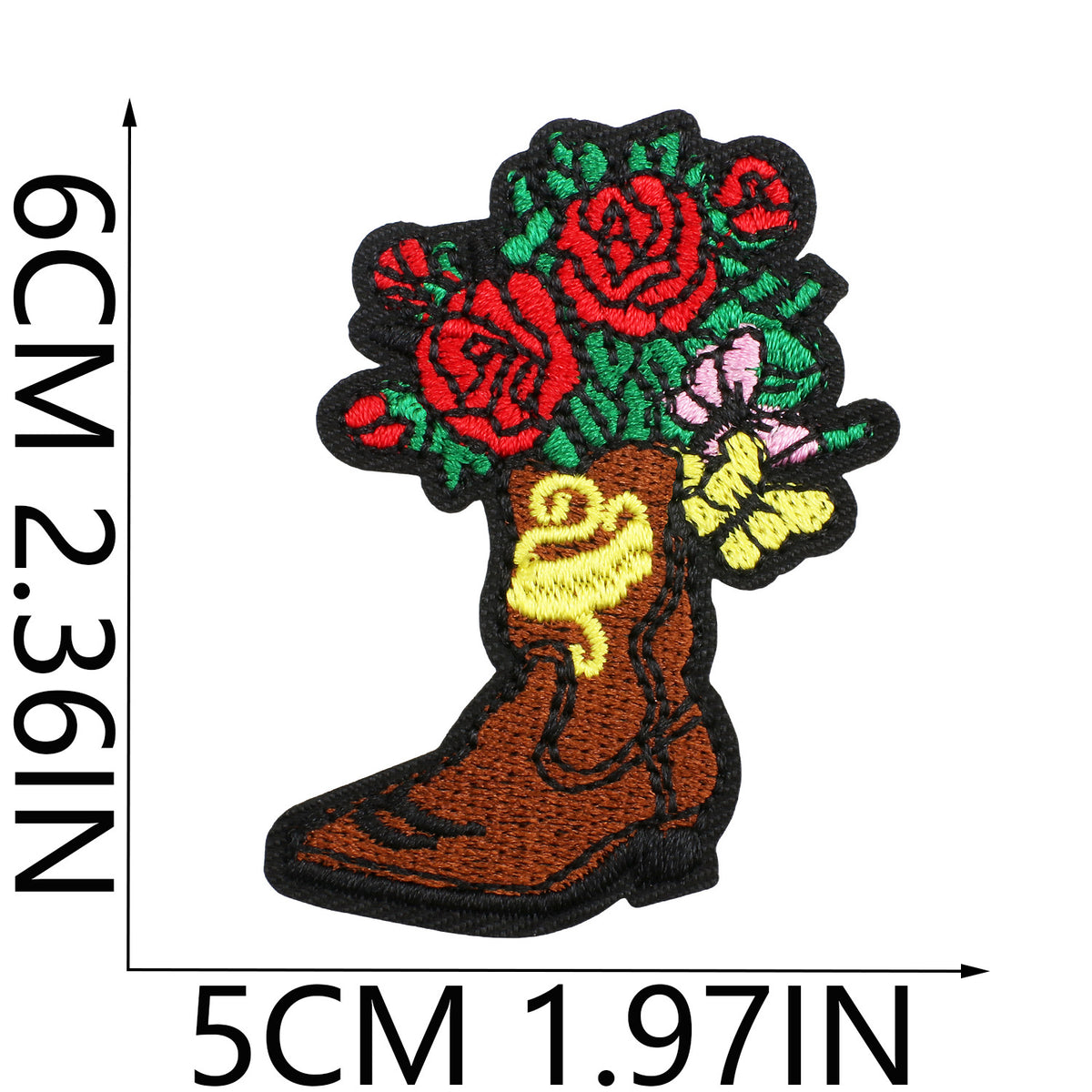 Bounty Hunter Cowboy Western Embroidered Iron‑On Patches