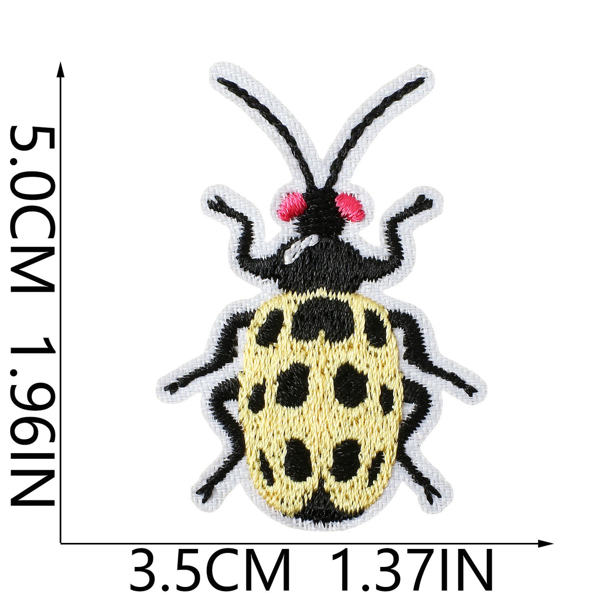 Insect Beetle Embroidered Patch Set 30Pcs, Decorative Iron on Patches for Clothing Jacket Backpack DIY Sewing Applique