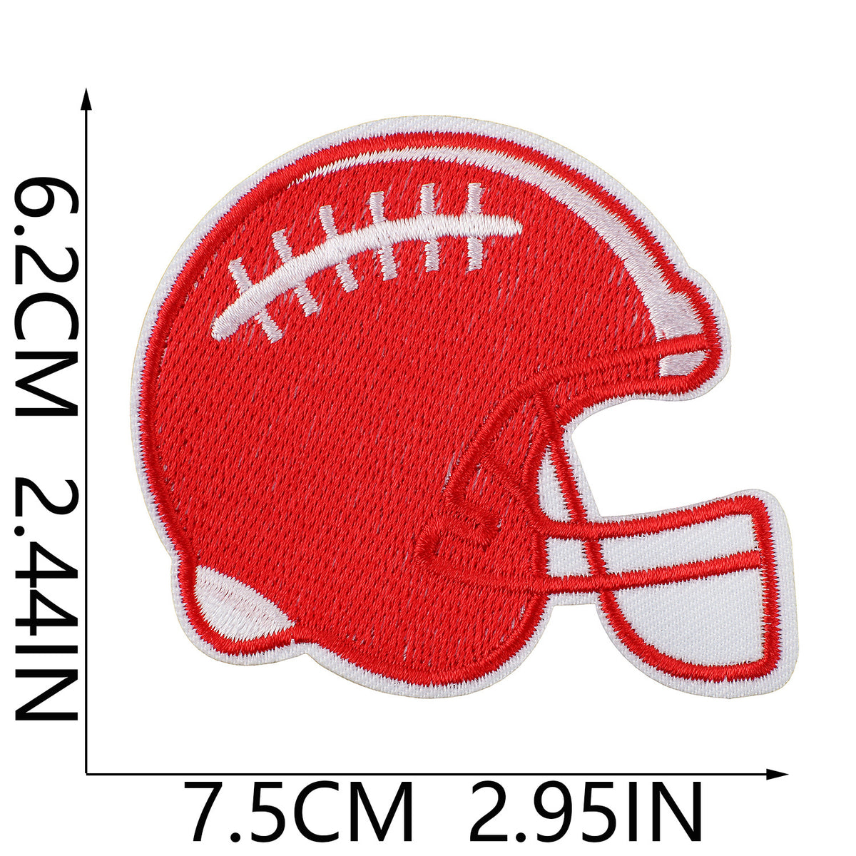 Game Day American Football Iron On Embroidered Patch Set for Clothing, Denim Jackets & Bags