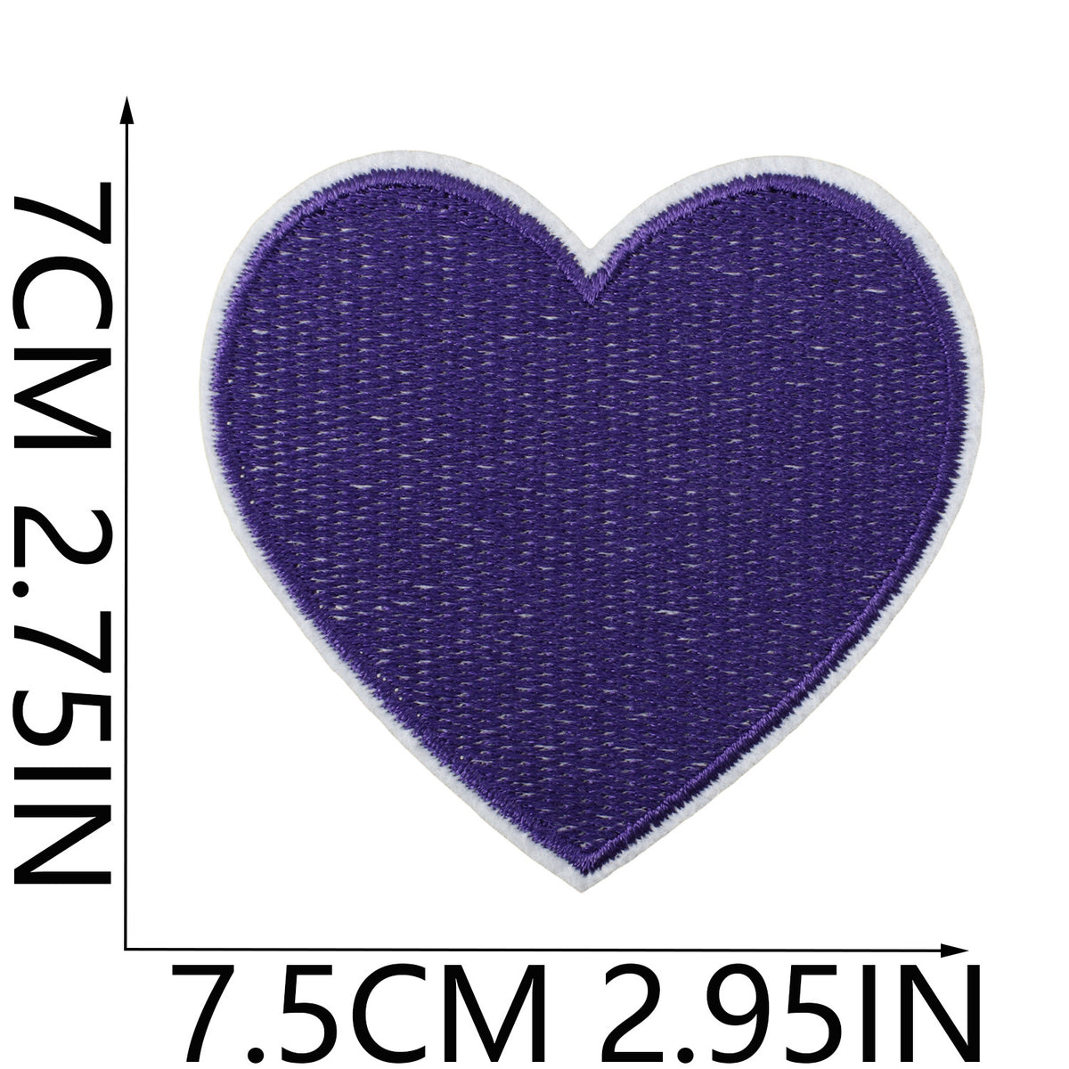 Game Day Denim Embroidered Iron-On Patch