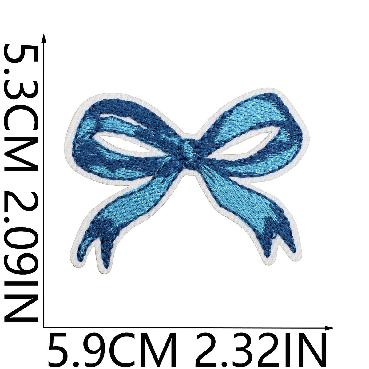 Pearl Seashell Cowgirl Embroidered Iron-On Patch