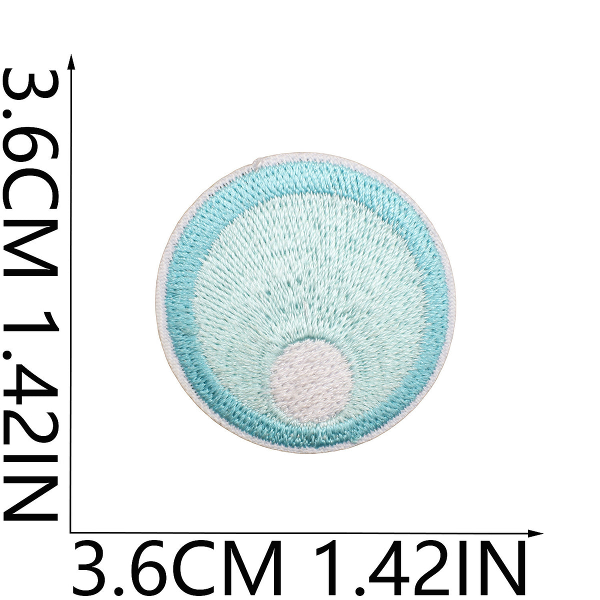 Pearl Seashell Cowgirl Embroidered Iron-On Patch