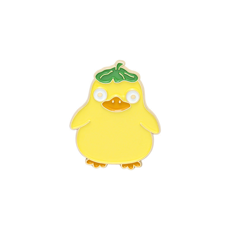 New Creative Movie Cartoon Character Enamel Pin | Cute Mouse Duck White Dragon Alloy Brooch | Apparel Accessories Wholesale