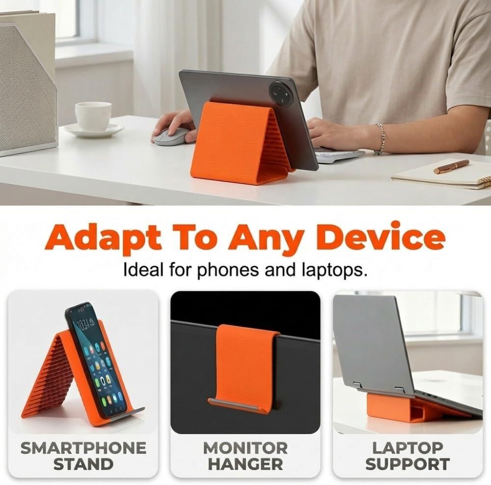2026 New Portable Foldable Silicone Phone Holder Phone Stand