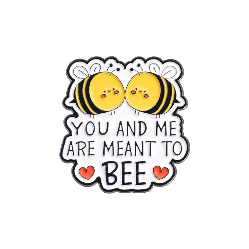 Cute Bee Pin Set | Adorable Insect Animal Enamel Pins | Metal Badge Collection for Nature & Insect Lovers