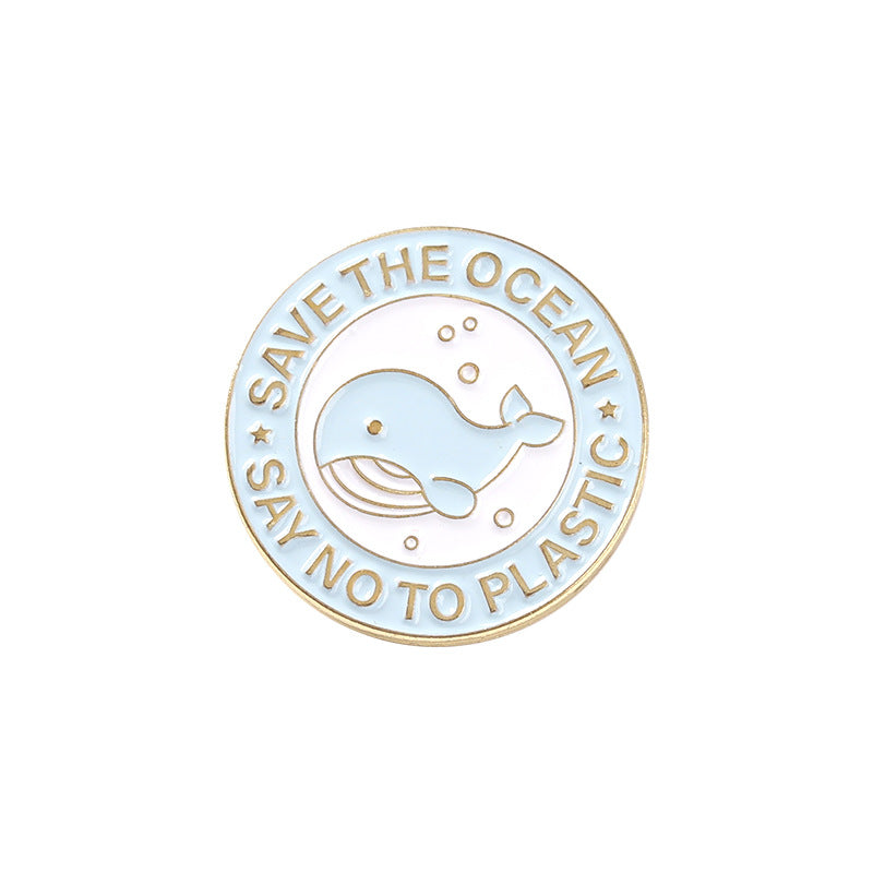 Cute Whale Animal Enamel Pin | Adorable Whale Brooch