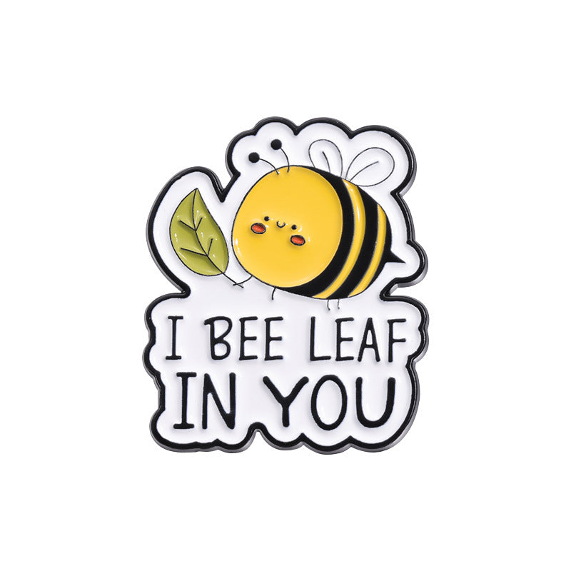 Cute Bee Pin Set | Adorable Insect Animal Enamel Pins | Metal Badge Collection for Nature & Insect Lovers
