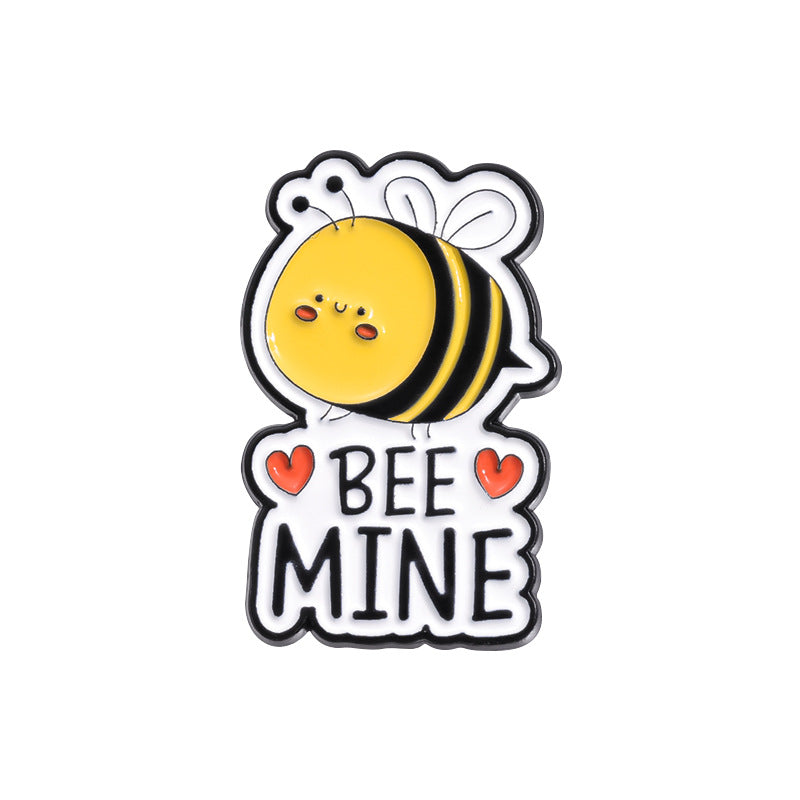 Cute Bee Pin Set | Adorable Insect Animal Enamel Pins | Metal Badge Collection for Nature & Insect Lovers