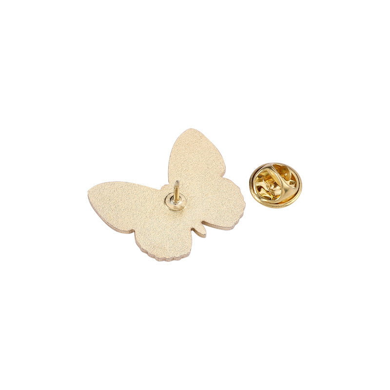 Vibrant Colorful Butterfly & Moth Enamel Pin | Creative Insect Alloy Brooch | Apparel Bag Hat Accessories Wholesale