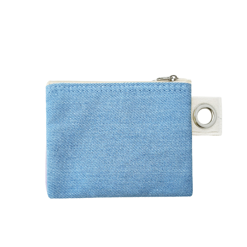 10.5*8cm-Cotton Canvas Zipper Pouch with Grommet