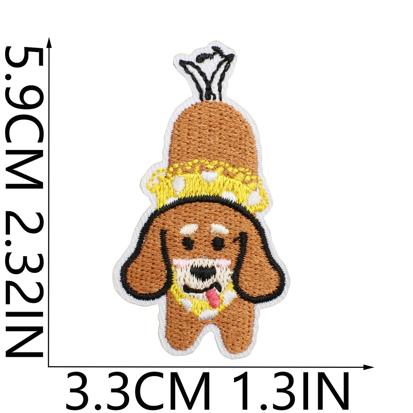 Iron-on Cute Dachshund Embroidered Patch