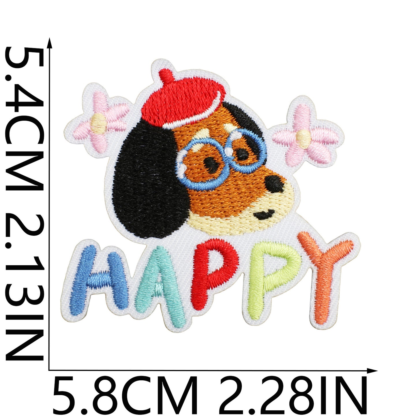 Iron-on Cute Dachshund Embroidered Patch