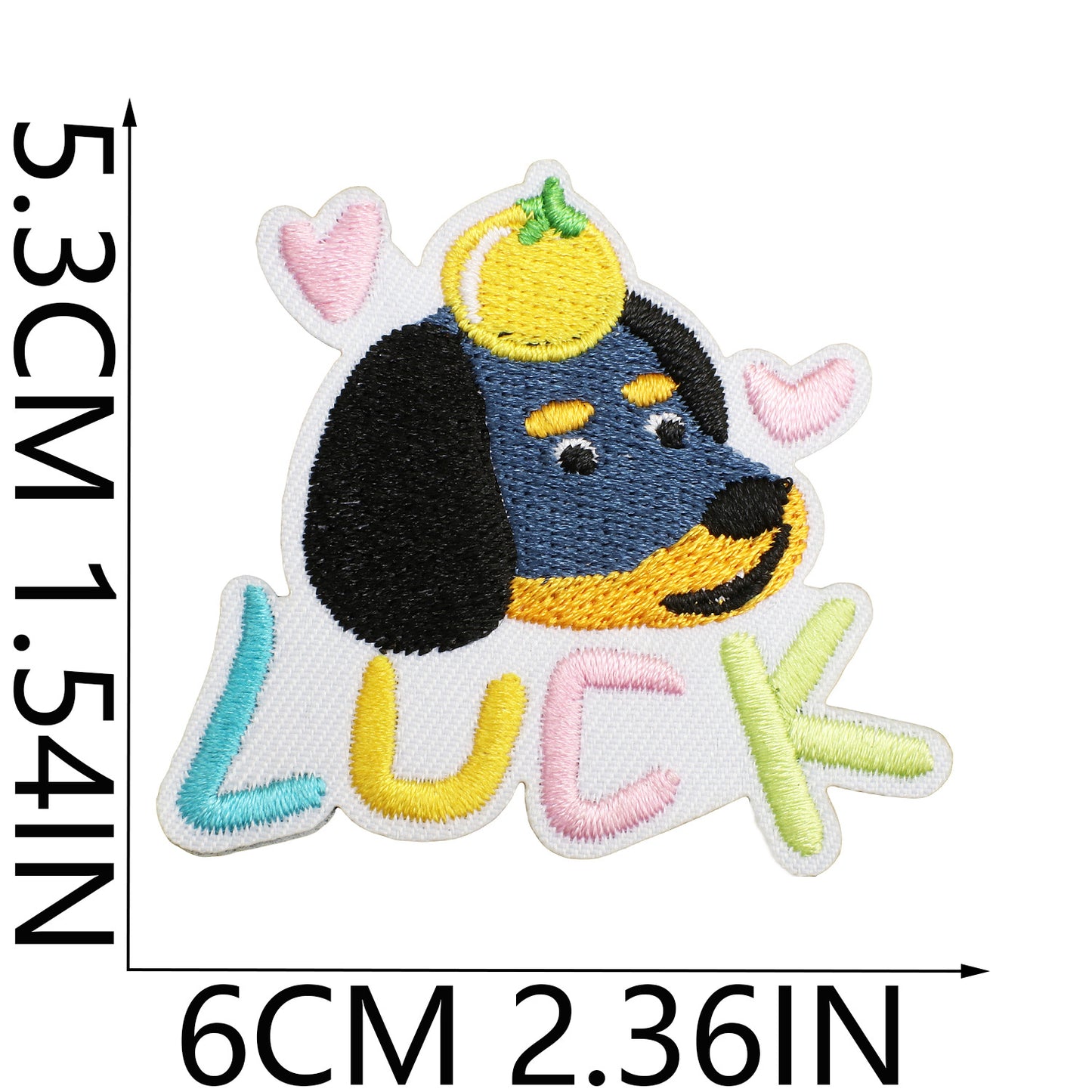 Iron-on Cute Dachshund Embroidered Patch