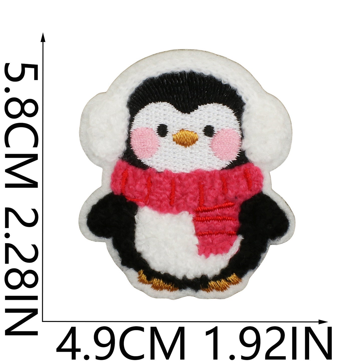 Iron-On Cute Penguin Embroidered Patch
