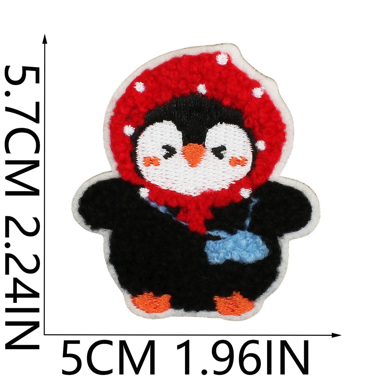 Iron-On Cute Penguin Embroidered Patch