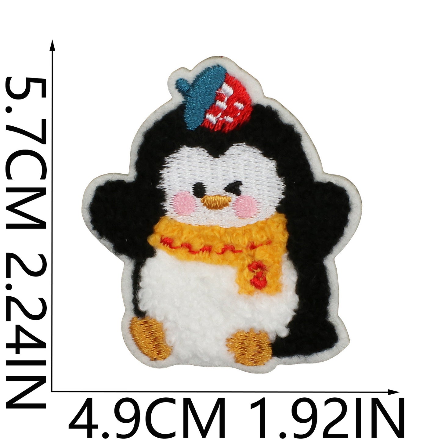 Iron-On Cute Penguin Embroidered Patch