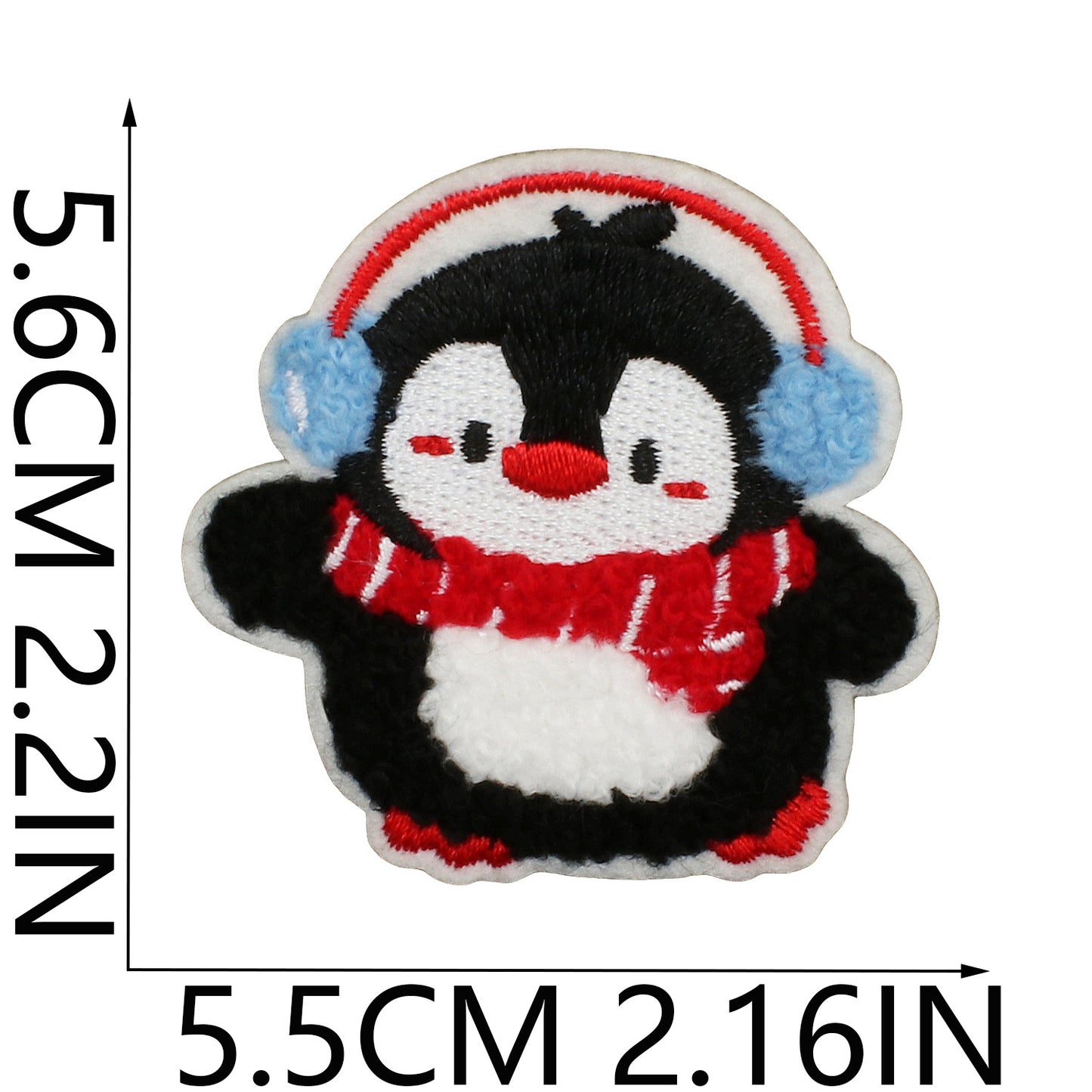 Iron-On Cute Penguin Embroidered Patch