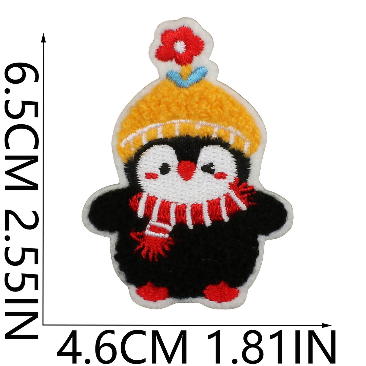 Iron-On Cute Penguin Embroidered Patch