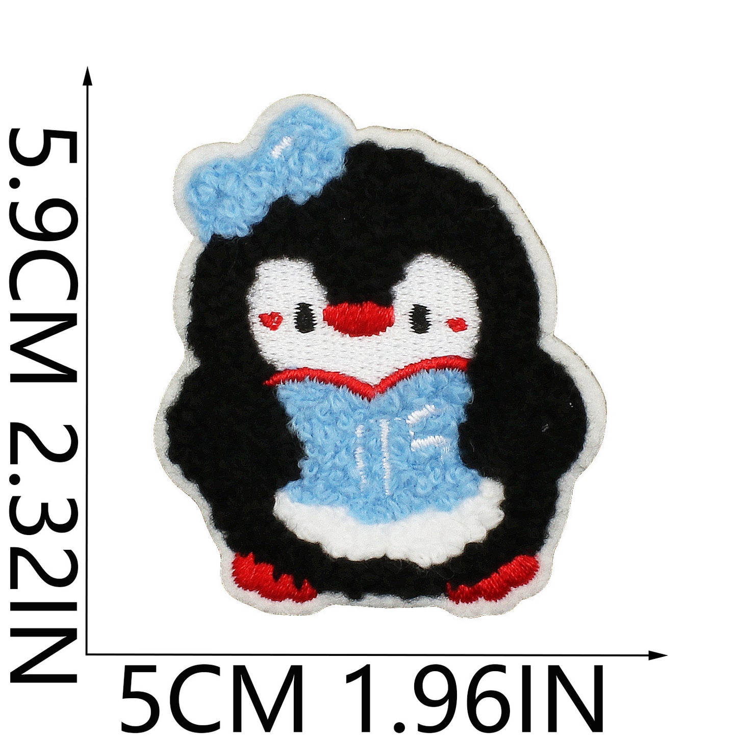 Iron-On Cute Penguin Embroidered Patch