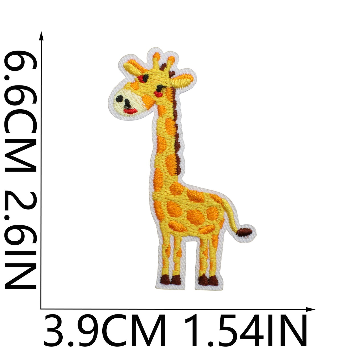 Iron-On Zoo Animals Embroidered Patch