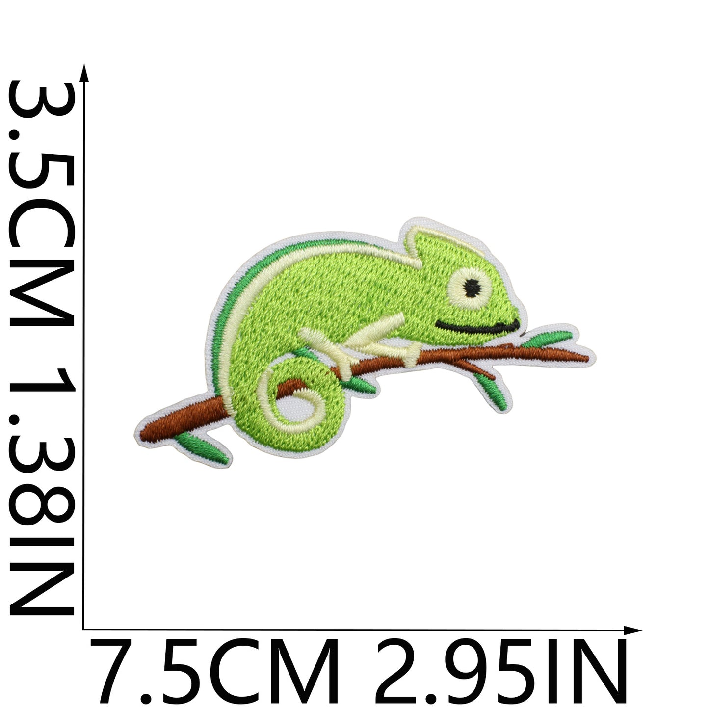 Iron-On Zoo Animals Embroidered Patch