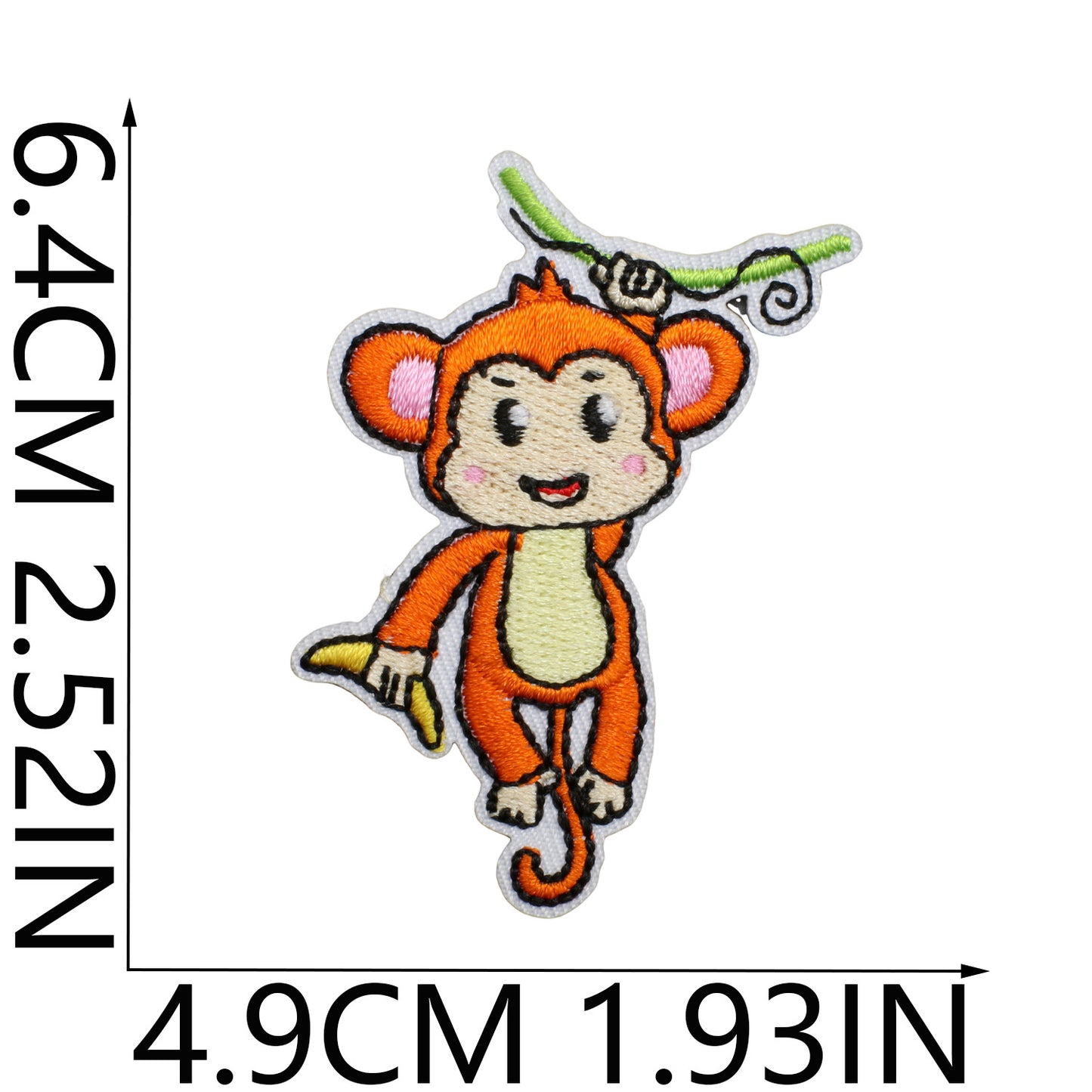 Iron-On Zoo Animals Embroidered Patch