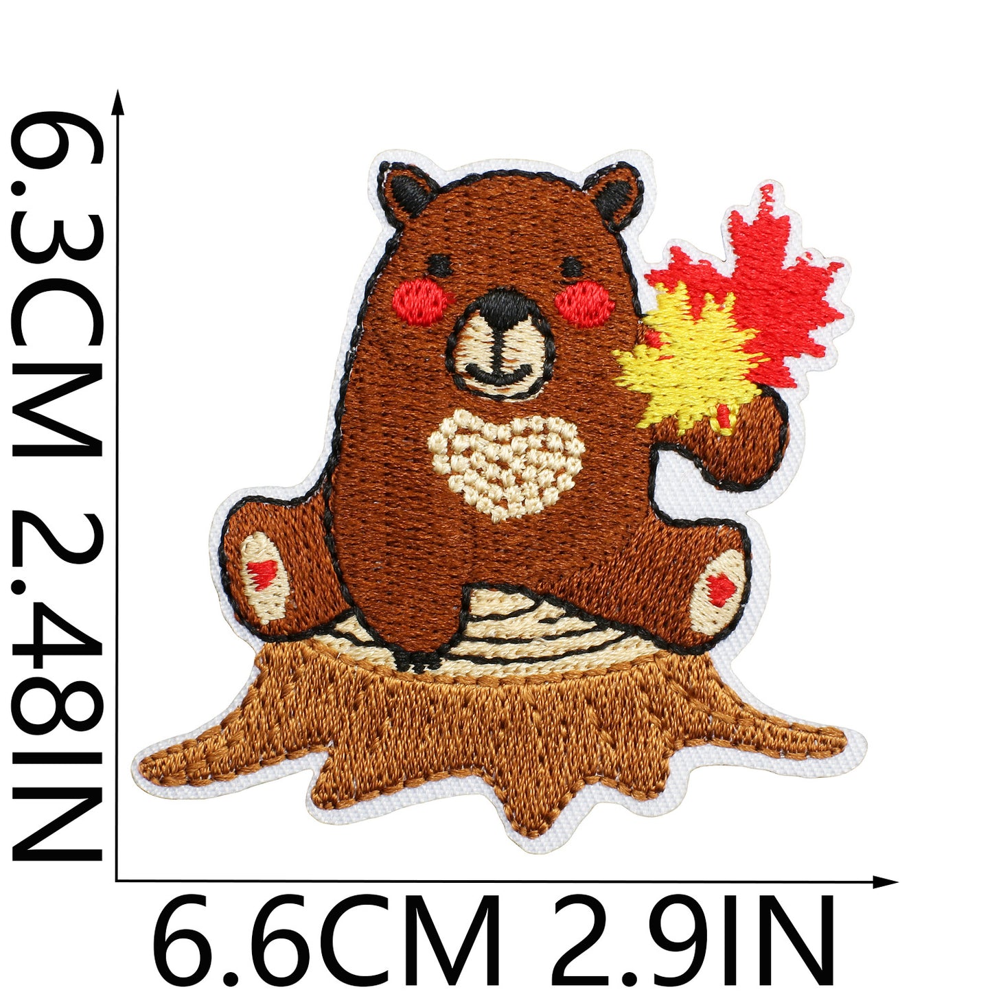 Iron-On Zoo Animals Embroidered Patch