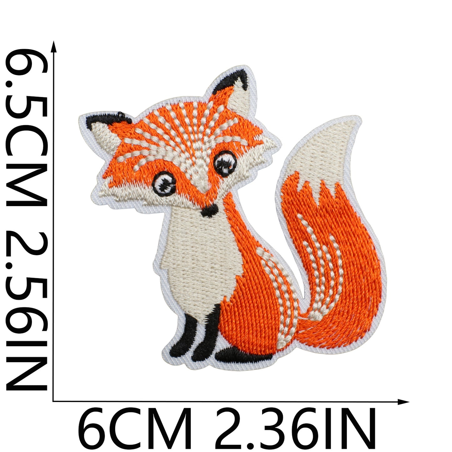 Iron-On Zoo Animals Embroidered Patch