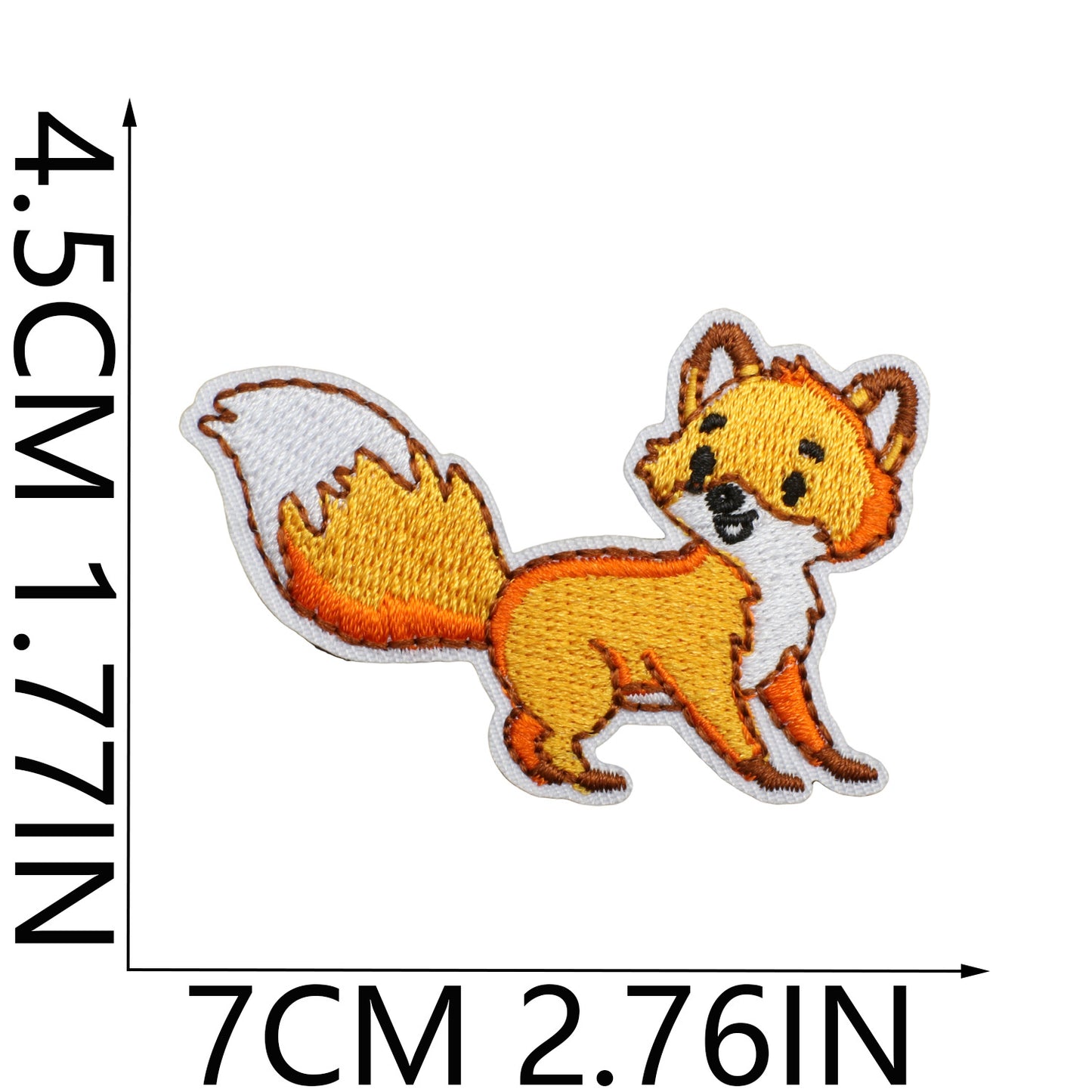 Iron-On Zoo Animals Embroidered Patch