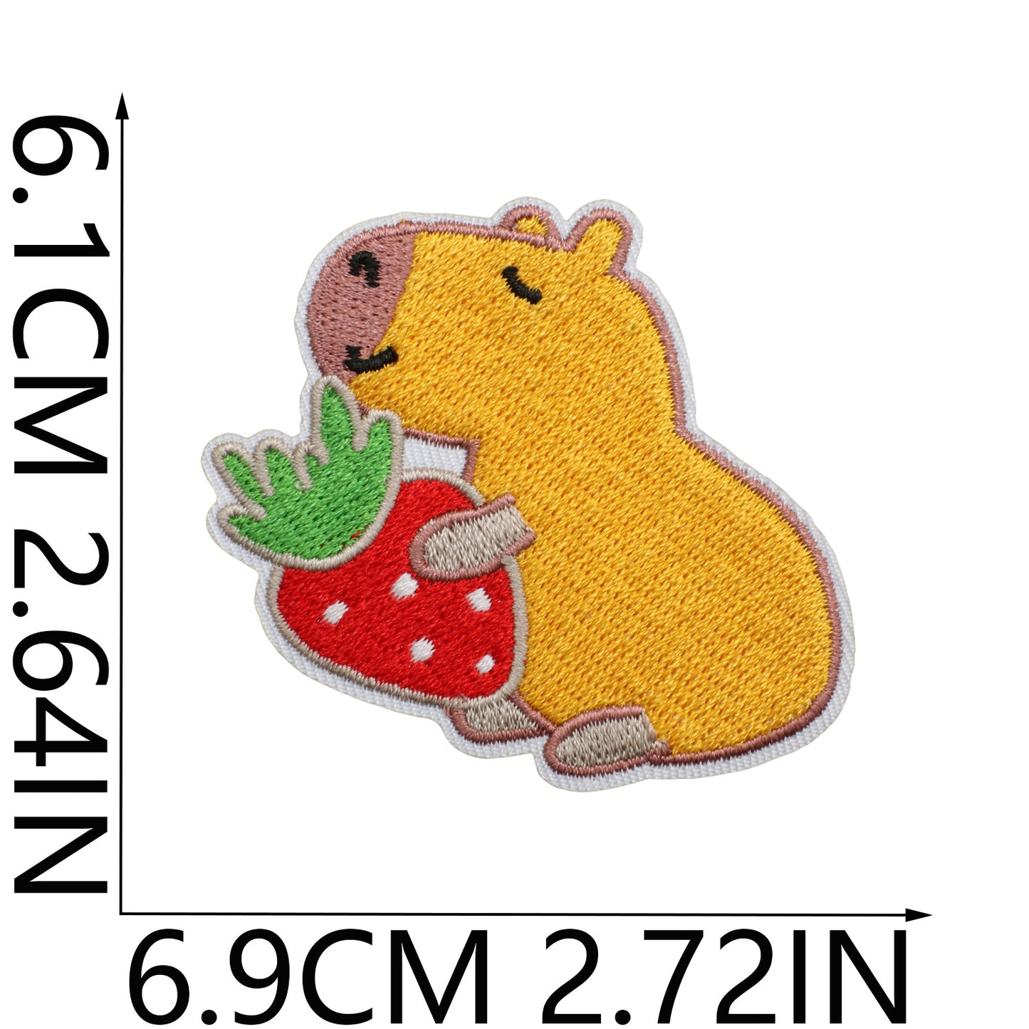 Iron-On Zoo Animals Embroidered Patch