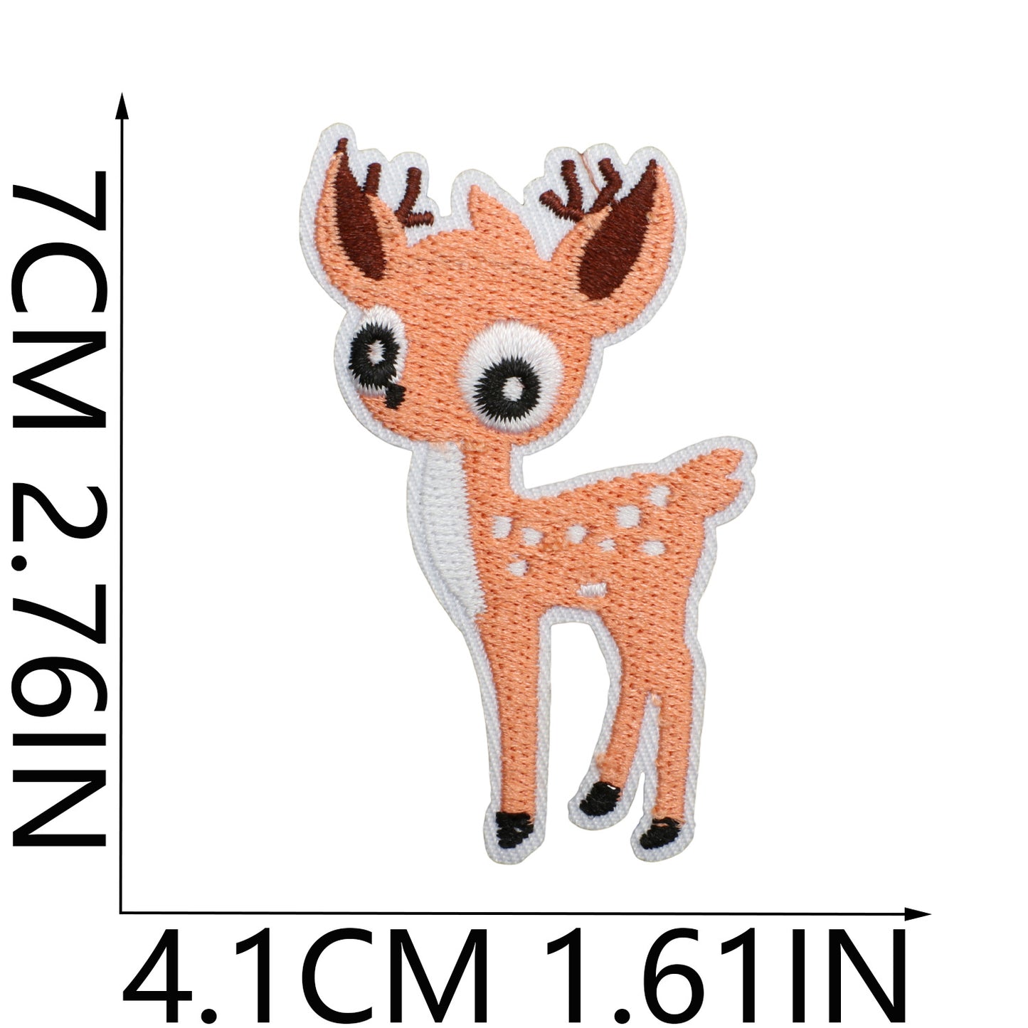Iron-On Zoo Animals Embroidered Patch