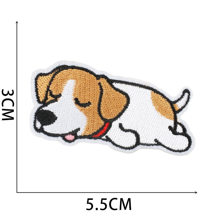 Iron-On Cute Dogs & Cats Embroidered Patch
