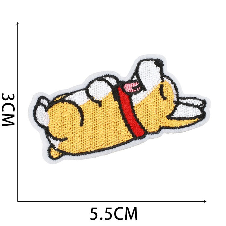 Iron-On Cute Dogs & Cats Embroidered Patch