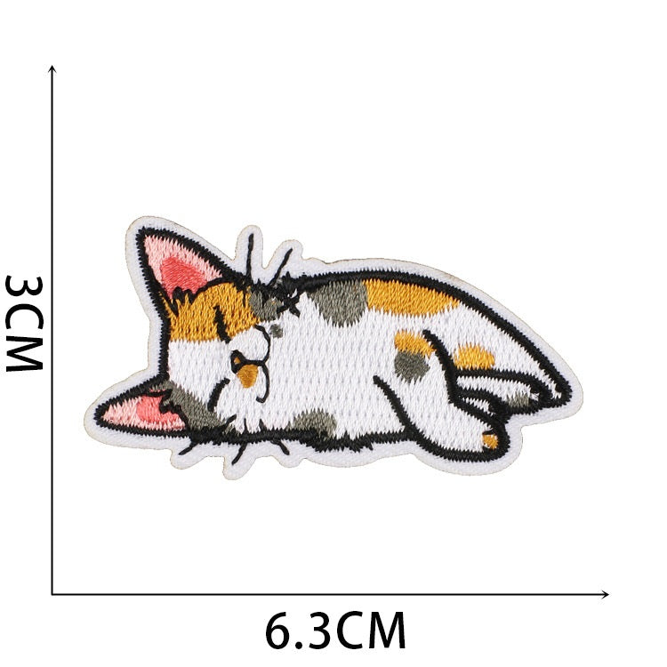 Iron-On Cute Dogs & Cats Embroidered Patch