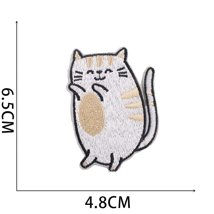 Iron-On Cute Dogs & Cats Embroidered Patch