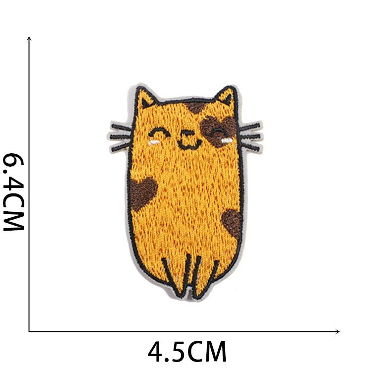 Iron-On Cute Dogs & Cats Embroidered Patch