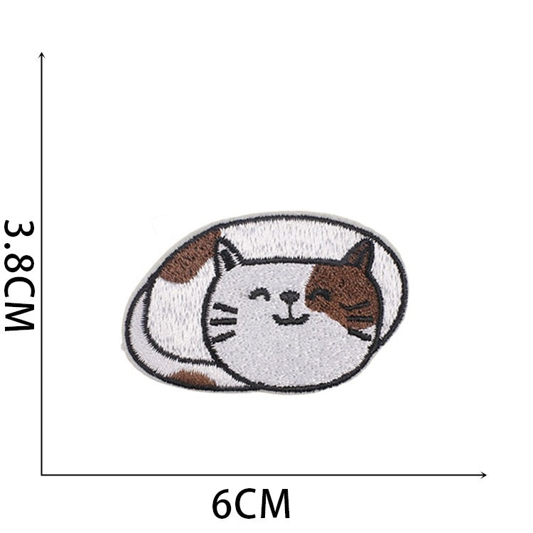 Iron-On Cute Dogs & Cats Embroidered Patch