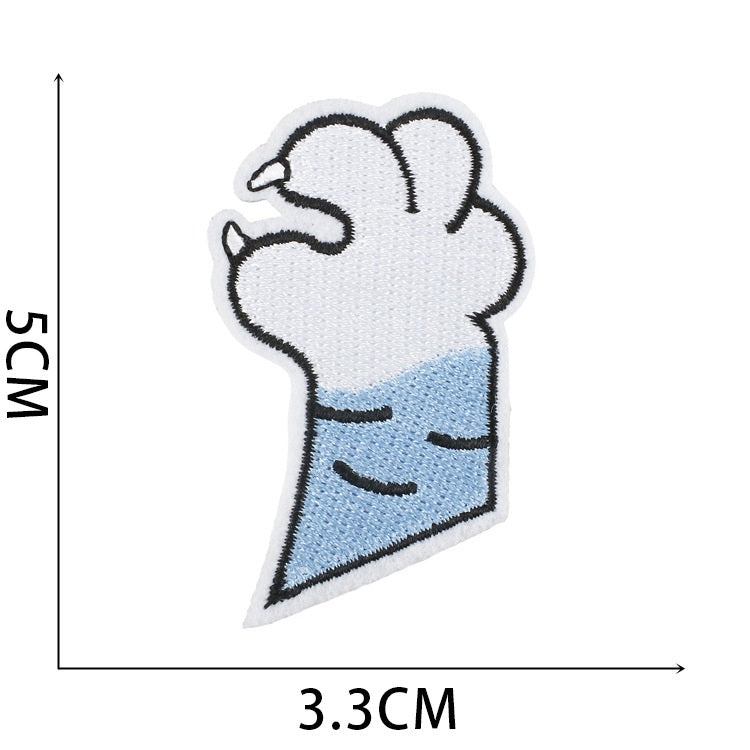 Iron-On Cute Dogs & Cats Embroidered Patch