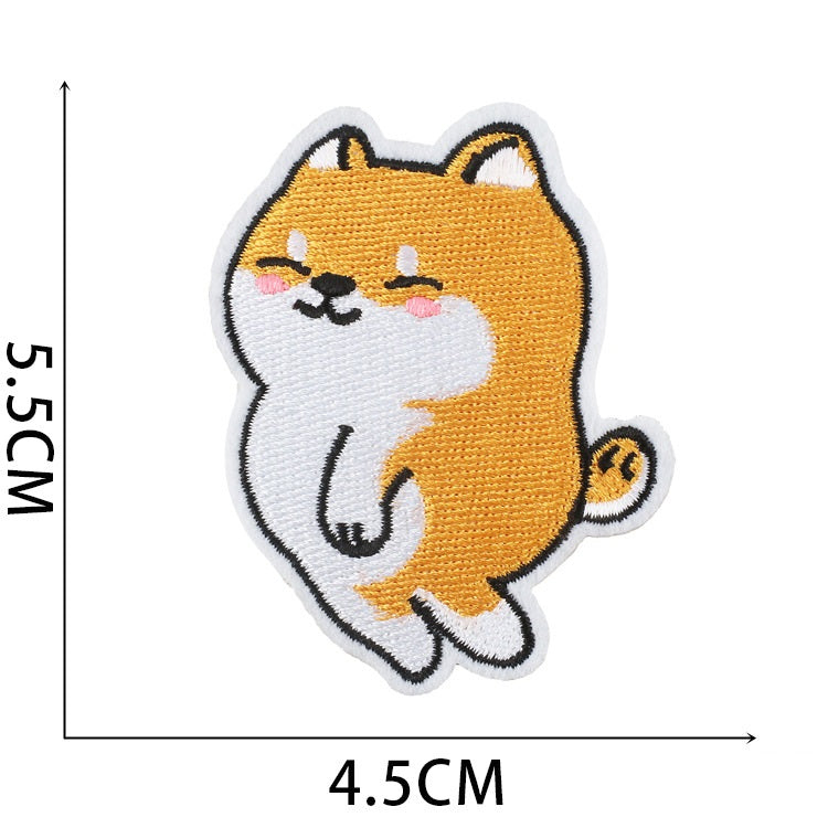 Iron-On Cute Dogs & Cats Embroidered Patch