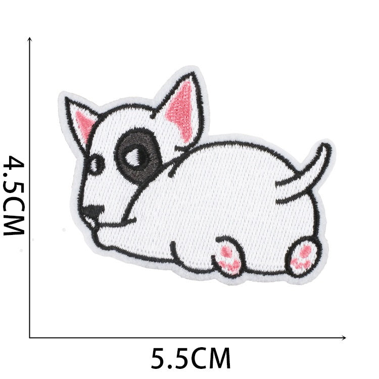 Iron-On Cute Dogs & Cats Embroidered Patch